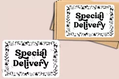 special delivery christmas packaging label for thermal printer ready to print instant download