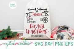 Christmas Sack Merry Christmas SVG, DXF, PNG, EPS Product Image 2