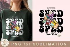 Sped Special Education Teacher Png, retro PNG, School Png Product Image 2