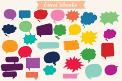 Color Speech Bubbles | Comic Book Talk, Thinking Cloud Product Image 3