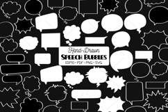 White Speech Bubbles | Comic Book Talk, Thinking Cloud Product Image 1