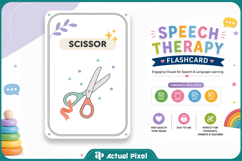 Speech Therapy Flashcard Product Image 1