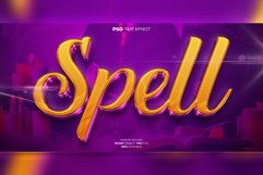 Spell 3D editable text effect Product Image 1