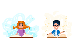 s spell book kid vector Product Image 1