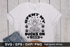 Funny Weed Quotes SVG Bundle - Funny Weed SVG Design Product Image 6