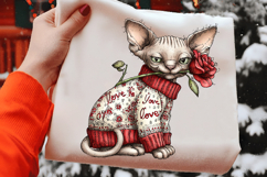 Sphynx Rose Delivery Valentine PNG Product Image 2