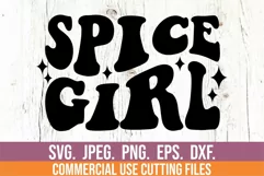 Spice Girl SVG - Halloween Groovy Retro Fall Vibes SVG Product Image 1