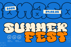 Spice Hype - Street Bubble Balloon Graffiti Font Product Image 5