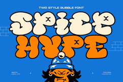 Spice Hype - Street Bubble Balloon Graffiti Font Product Image 1