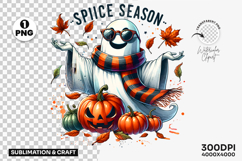 spice season png, pumpkin ghost clipart, autumn sublimation design, pumpkin spice halloween, cute ghost png, fall coffee clipart, cozy autumn design, halloween pumpkin sublimation, pumpkin spice clipart, spooky cute ghost png