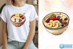 Watercolor Breakfast Illustration Clipart Product Image 1