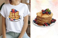 Watercolor Breakfast Illustration Clipart Product Image 1
