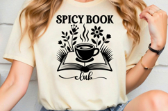 Spicy Book Club SVG, Book Lover SVG, Reading SVG Product Image 2