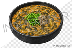 Spicy Mudfish Soup PNG Watercolor Clipart korean food Product Image 1