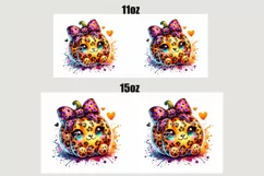 Fall Pumpkin Mug Wrap For 11 oz and 15 oz, 3d Mug, Funny Quotes Png