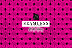 Pink Spider Web Pattern | Cute Halloween Digital Paper Product Image 1