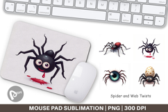 Mouse Pad Spider and Web Twists Product Image 1