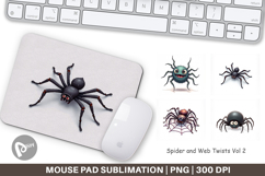 Mouse Pad Spider and Web Twists Product Image 1
