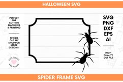 Spider Frame Halloween SVG