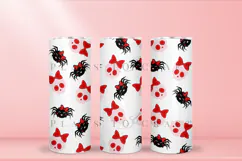spider halloween skinny tumbler sublimation wrap with high resolution and transparant background are for 20oz and 30oz skinny tumbler
