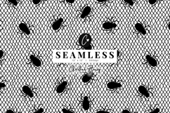 Seamless Spider Lace Pattern | Halloween PNG Product Image 1