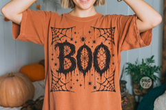 Spider Web Boo PNG,Halloween Boo PNG Product Image 1