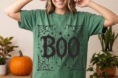 Spider Web Boo PNG,Halloween Boo PNG Product Image 2