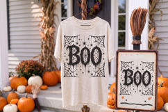 Spider Web Boo PNG,Halloween Boo PNG Product Image 3