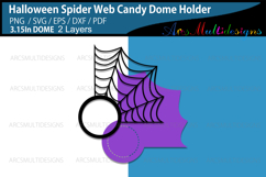 Spooky Spider web candy dome holder Product Image 3