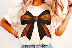 Halloween Coquette Bow PNG, Spider Web PNG, Spooky PNG, Fall Product Image 2