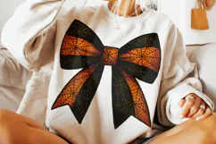 Halloween Coquette Bow PNG, Spider Web PNG, Spooky PNG, Fall Product Image 3