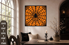 Spider Web Halloween SVG Product Image 1