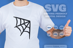 Halloween Spider Web SVG Product Image 1