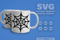 Halloween Spider Web SVG Product Image 1
