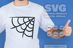 Halloween Spider Web SVG Product Image 4