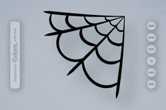 Halloween Spider Web SVG Product Image 2