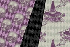 Spider Witch Digital Paper Product Image 4