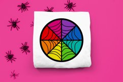 spiderweb circle SVG in 8 colors
