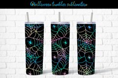 Halloween tumbler sublimation wrap 20 Oz Product Image 1
