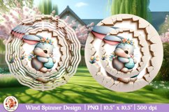 Easter Spinner, Wind Spinners easter, 3d spinner, 3d cracked Product Image 1