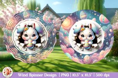 Easter Spinner, Wind Spinners easter, 3d spinner, 3d cracked Product Image 1