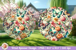 Butterfly Wind Spinner, 3D Spring Wind Spinner Product Image 1