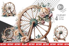 Spinning Wheel Clipart Product Image 1
