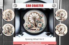 Car Coaster Spinning Wheel Product Image 1