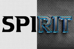 Spirit 3D editable text effect Product Image 2