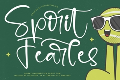 Spirit Fearles - Quirky Handwritten Script Font Product Image 1