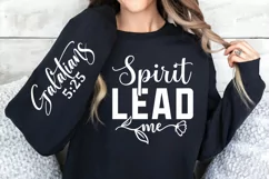 Spirit Lead Me Sleeve SVG, Christian SVG Design Product Image 2
