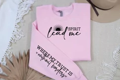 Spirit Lead Me Sleeve SVG, Christian SVG Design Product Image 2