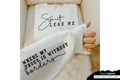 Spirit Lead Me Sleeve SVG, Motivational SVG Design Product Image 3