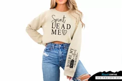 Spirit Lead Me Sleeve SVG, Motivational SVG Design Product Image 2